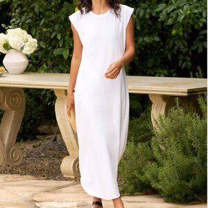 Frank and Eileen vintage Cory muscle tee maxi dress in White